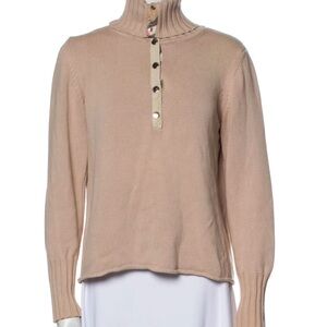 Burberry London Mock Neck Sweater L
